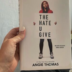 The hate you get book by Angie Thomas